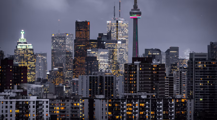 Vancouver city skyline